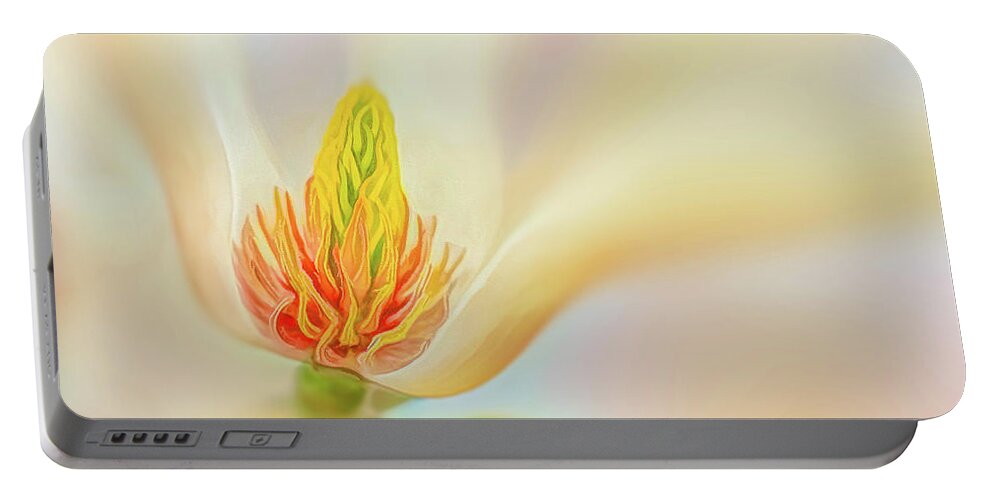 Magnolia Portable Battery Charger featuring the digital art Magnolia Dream by Kevin Lane