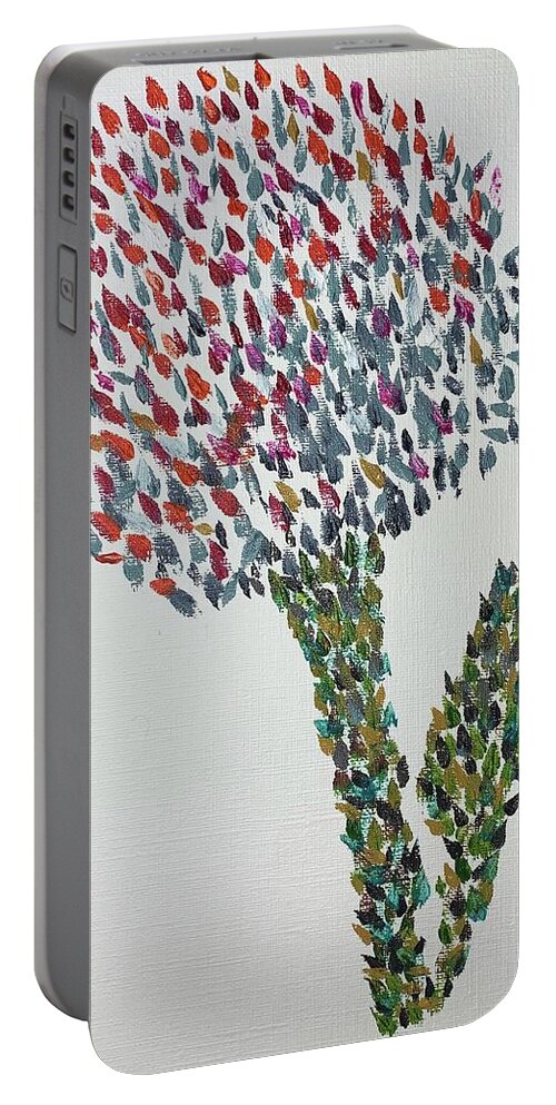 Oil Portable Battery Charger featuring the painting Make A Wish by Lisa White