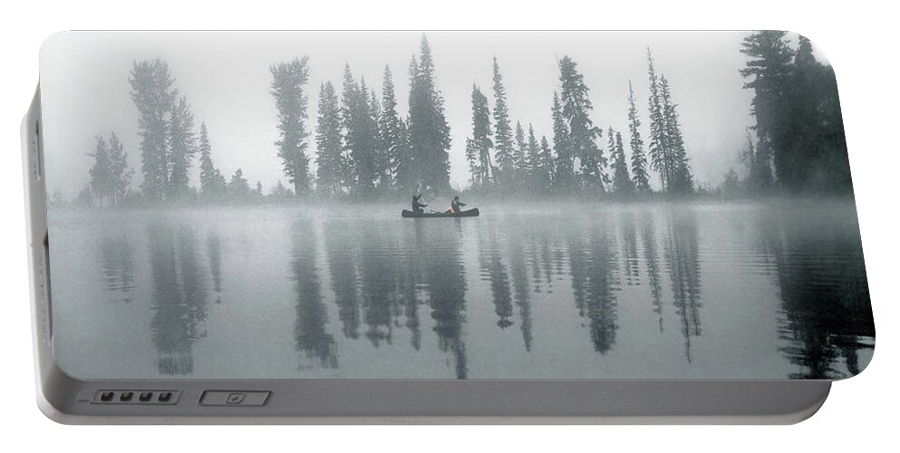 Canoeing Portable Battery Charger featuring the photograph Making Dew by The Walkers
