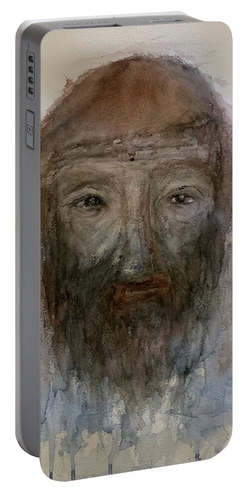 Old Man in Sorrow Portable Battery Charger