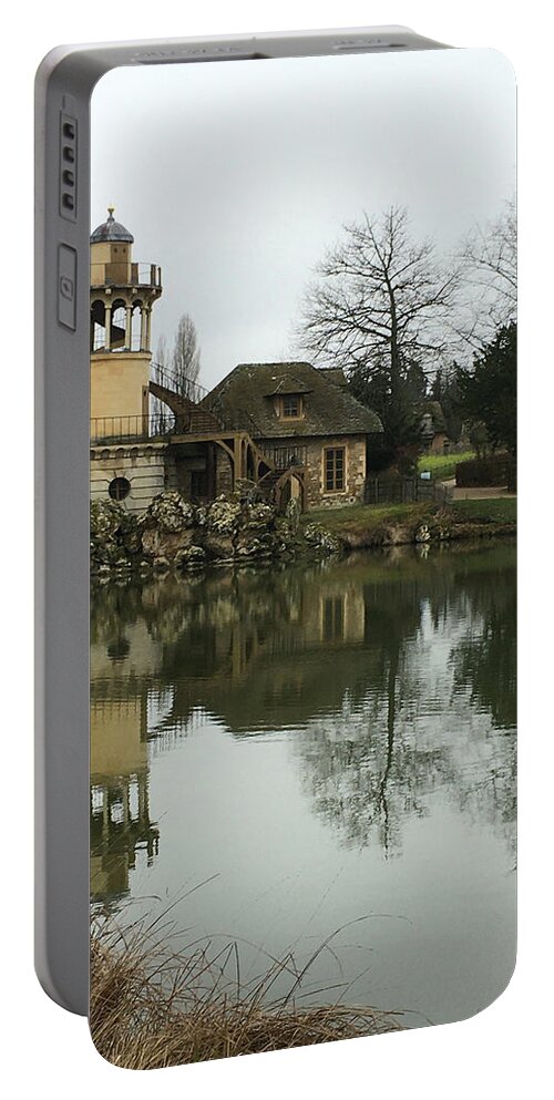 Marie Antoinette Portable Battery Charger featuring the photograph Maries Lighthouse Versailles by Roxy Rich