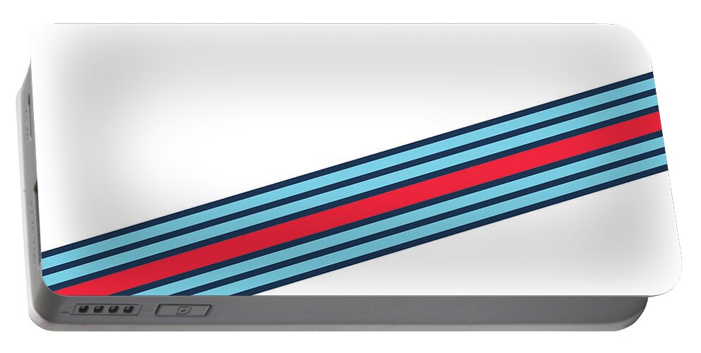 Porsche Portable Battery Charger featuring the photograph Martini Stripes by Vincent Bonafede