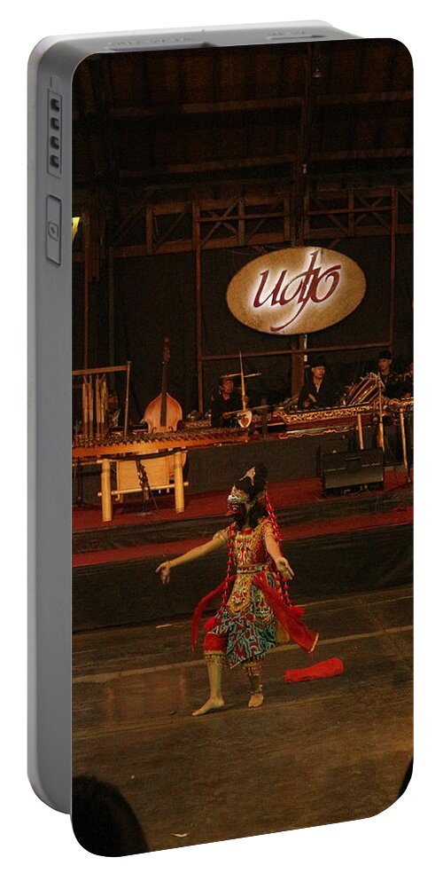 Dance Portable Battery Charger featuring the photograph Mask Dance by Lingga Tiara Setiadi