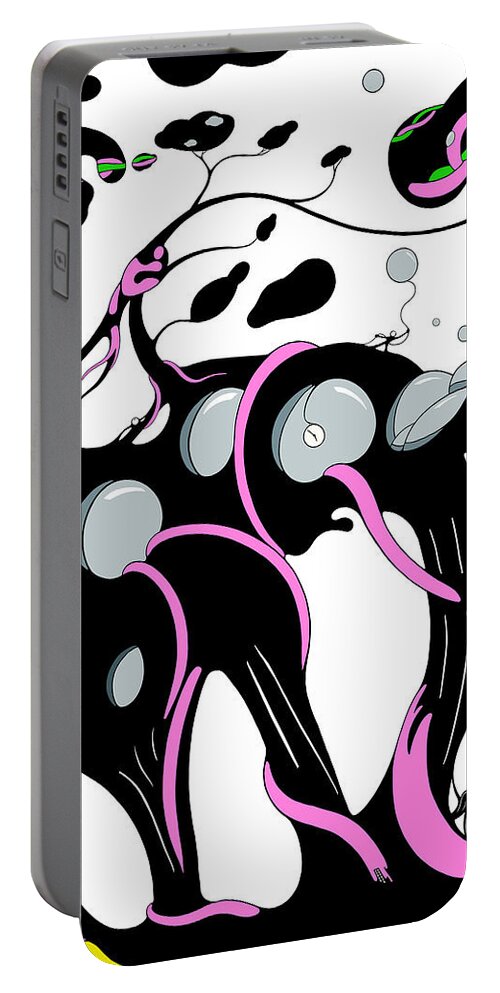 Elephant Portable Battery Charger featuring the digital art Matriarch by Craig Tilley
