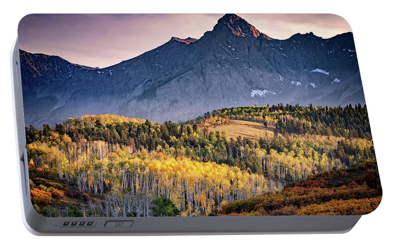 Colorado Portable Battery Charger featuring the photograph Mears Peak by Rick Berk