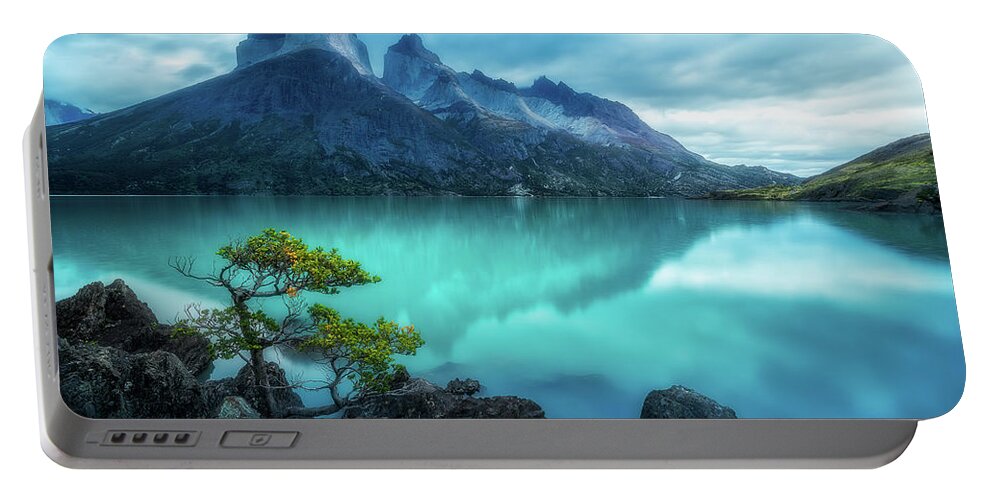 Patagonia Portable Battery Charger featuring the photograph Midday Serene by Henry w Liu