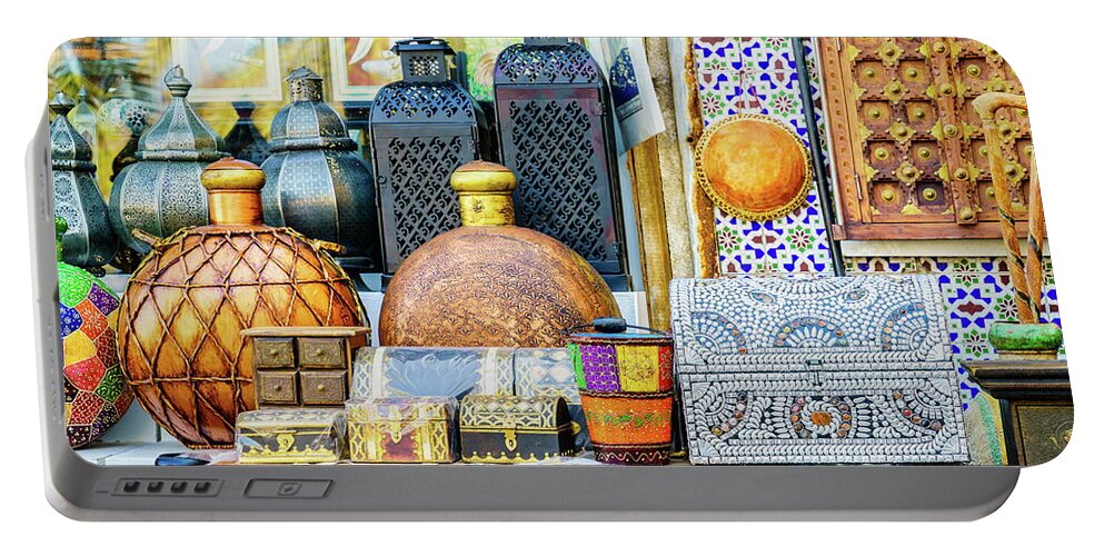 Arabian Portable Battery Charger featuring the photograph Middle Eastern souvenirs by Alexey Stiop