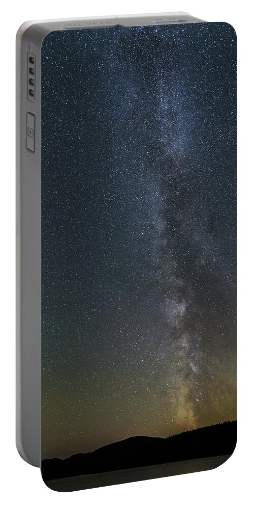 Milky Way Portable Battery Charger featuring the photograph Milky Way in Maine by Robert Miller