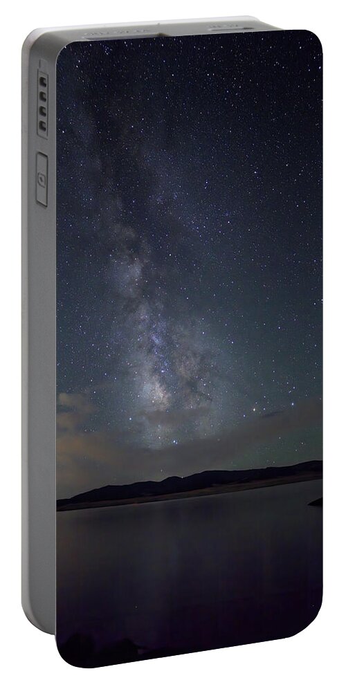 Milky Way Portable Battery Charger featuring the photograph Milky Way Over 11 Mile by Bob Falcone