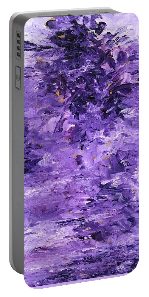 Mirage Portable Battery Charger featuring the painting Mirage # 3 by Milly Tseng