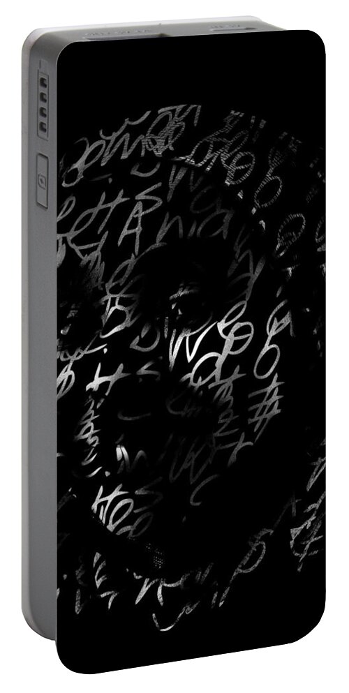 Portrait Portable Battery Charger featuring the digital art Miriam by Jerald Blackstock