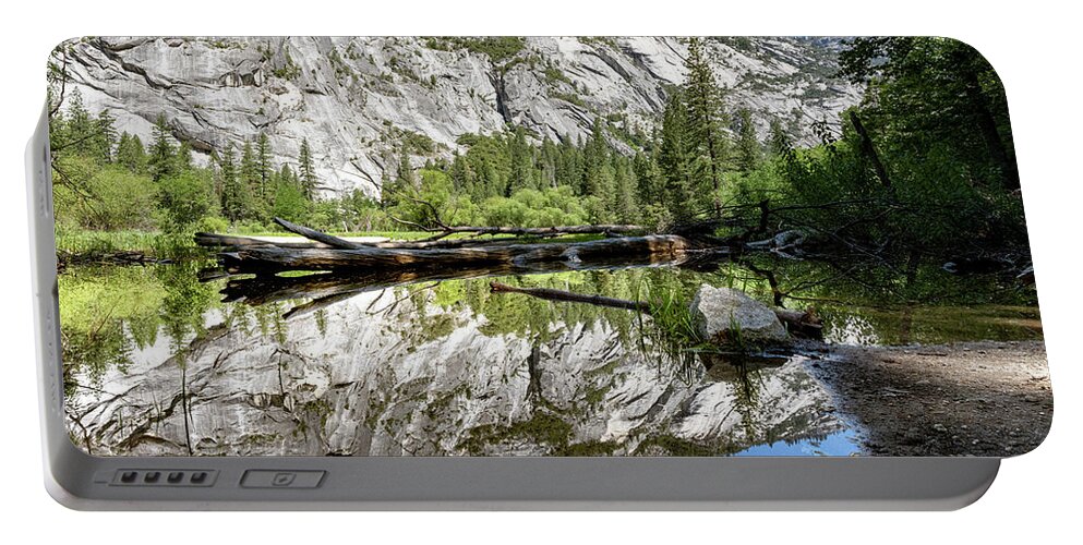 California Portable Battery Charger featuring the photograph Mirror Lake by Kevin Suttlehan