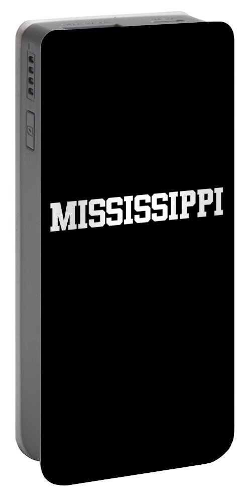 Funny Portable Battery Charger featuring the digital art Mississippi by Flippin Sweet Gear