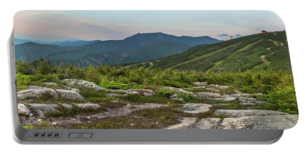 Mittersill Portable Battery Charger featuring the photograph Mittersill Summer Sunset Panorama by White Mountain Images