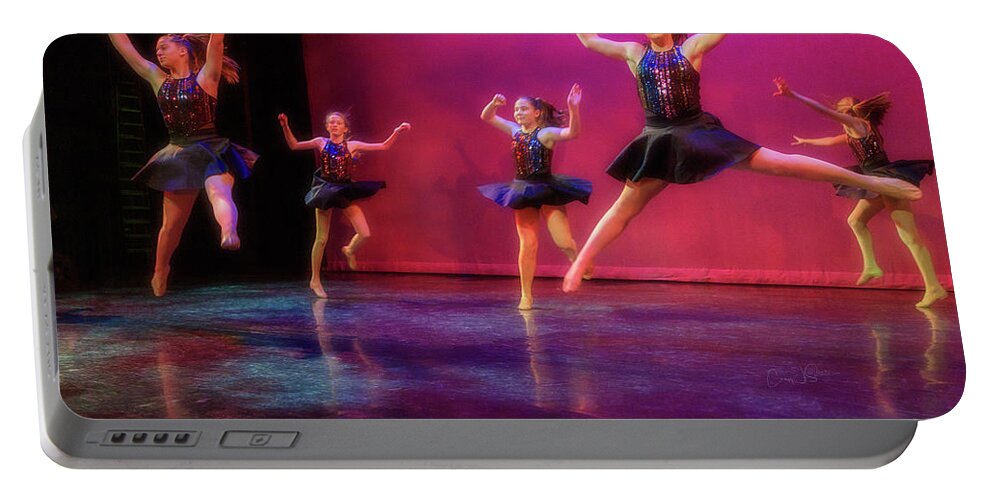 Modern Portable Battery Charger featuring the photograph Modern Dance by Craig J Satterlee