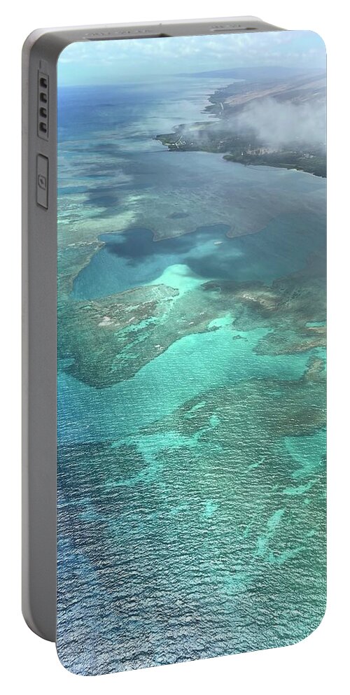 Photograph Portable Battery Charger featuring the photograph Molokai Island Reef by Beverly Read