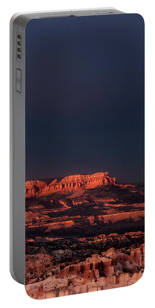 Dave Welling Portable Battery Charger featuring the photograph Monsoon Storm Bryce Canyon National Park by Dave Welling