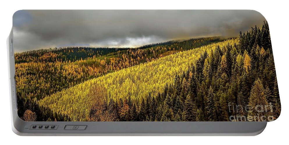 Jon Burch Portable Battery Charger featuring the photograph Montana Highways by Jon Burch Photography