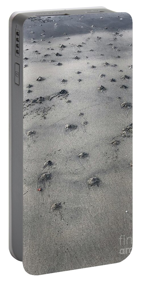 Sand Portable Battery Charger featuring the photograph Moonwalk by Diana Rajala