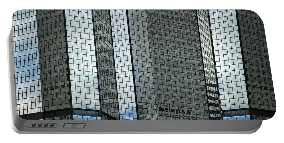 High Rise Buildings Portable Battery Charger featuring the photograph More Modern Workplaces by Joe Bonita