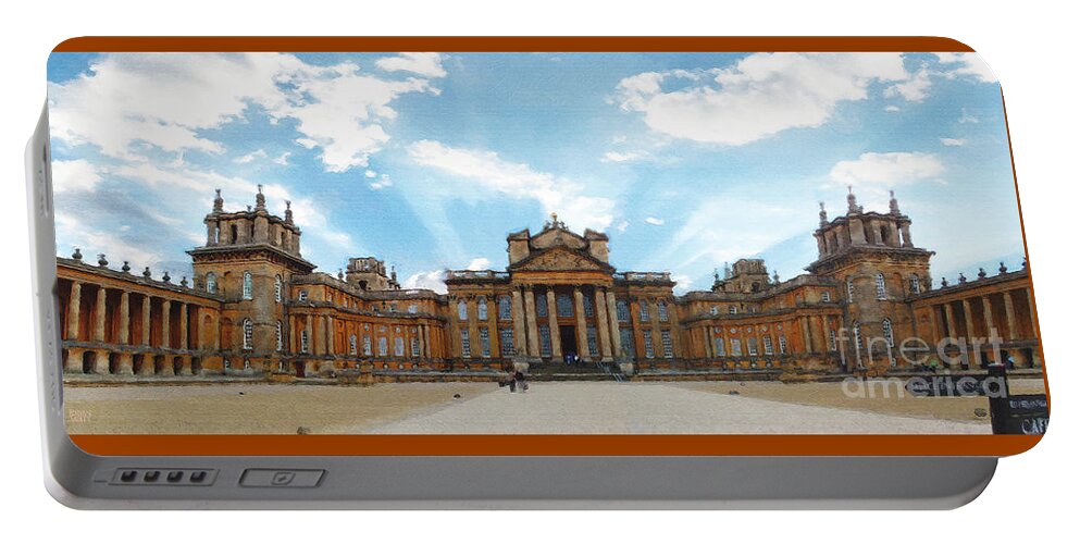 Blenheim Palace Portable Battery Charger featuring the photograph Morning at Blenheim Palace by Brian Watt
