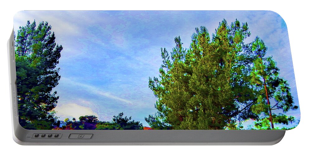 Sky Portable Battery Charger featuring the photograph Morning Clouds by Andrew Lawrence