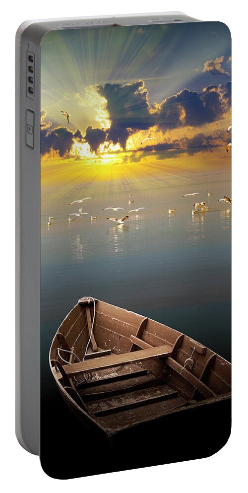Art Portable Battery Charger featuring the photograph Morning Has Broken Like The First Morning by Randall Nyhof