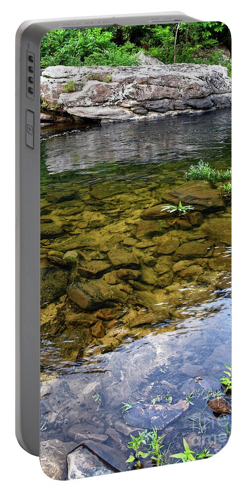 Tennessee Portable Battery Charger featuring the photograph Morning Reflections 2 by Phil Perkins