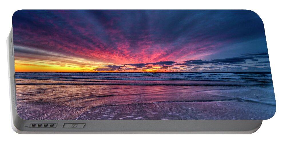 Sunrise Portable Battery Charger featuring the photograph Mother Natures Gift by Penny Polakoff