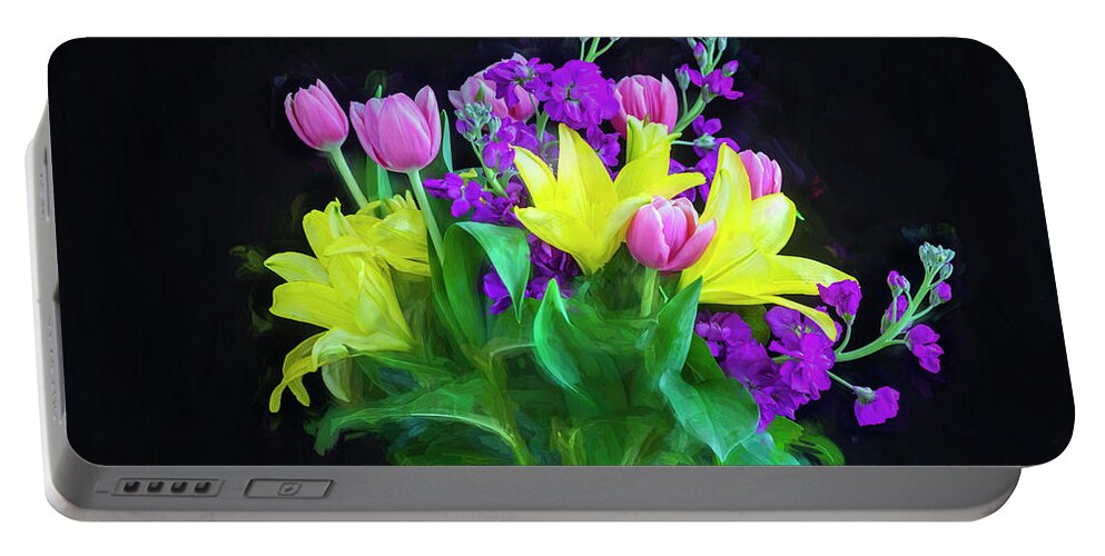 Mothers Day Bouquet Portable Battery Charger featuring the photograph Mothers Day Bouquet x101 by Rich Franco
