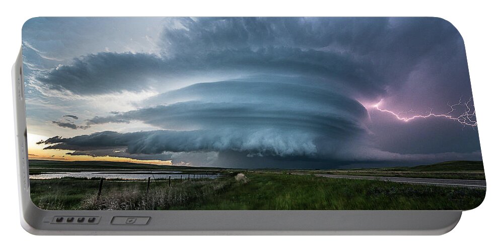 Supercell Portable Battery Charger featuring the photograph Mothership by Marcus Hustedde