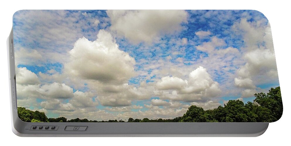 Clouds Portable Battery Charger featuring the photograph Mount Laurel Clouds by Louis Dallara