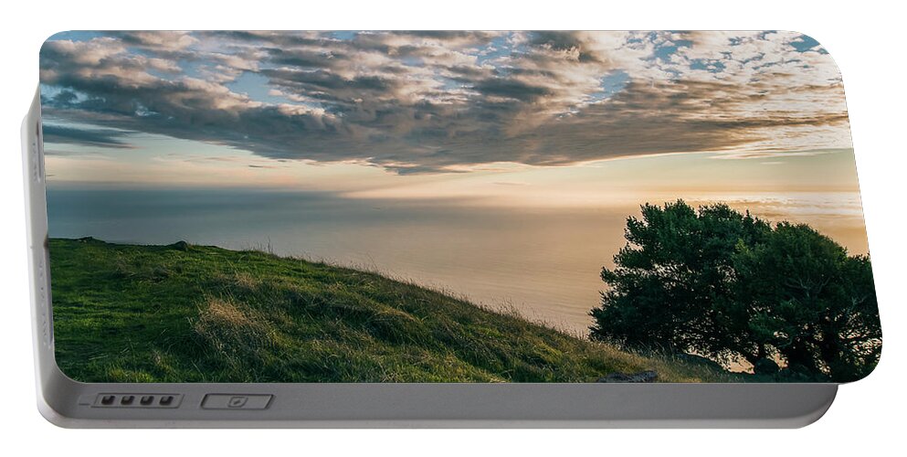 California Portable Battery Charger featuring the photograph Mount Tamalpais Sunset by Gary Geddes