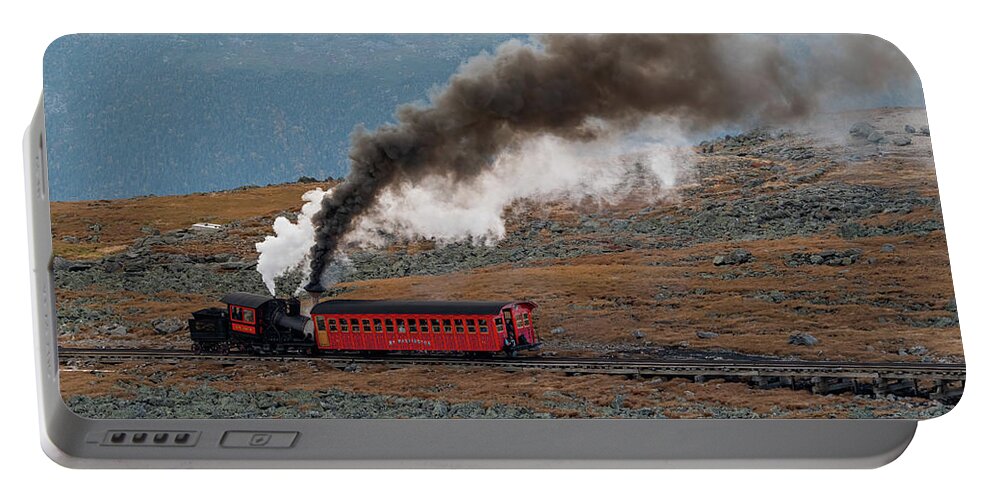 Railroad Portable Battery Charger featuring the photograph Mount Washington Cog Railway II by William Dickman