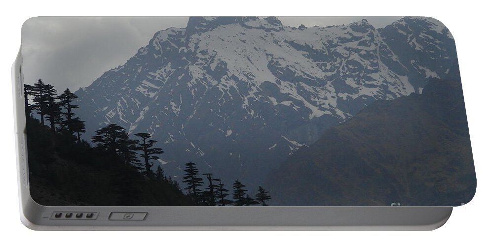 Mountains Portable Battery Charger featuring the photograph Mountain profiles by Ken Kvamme