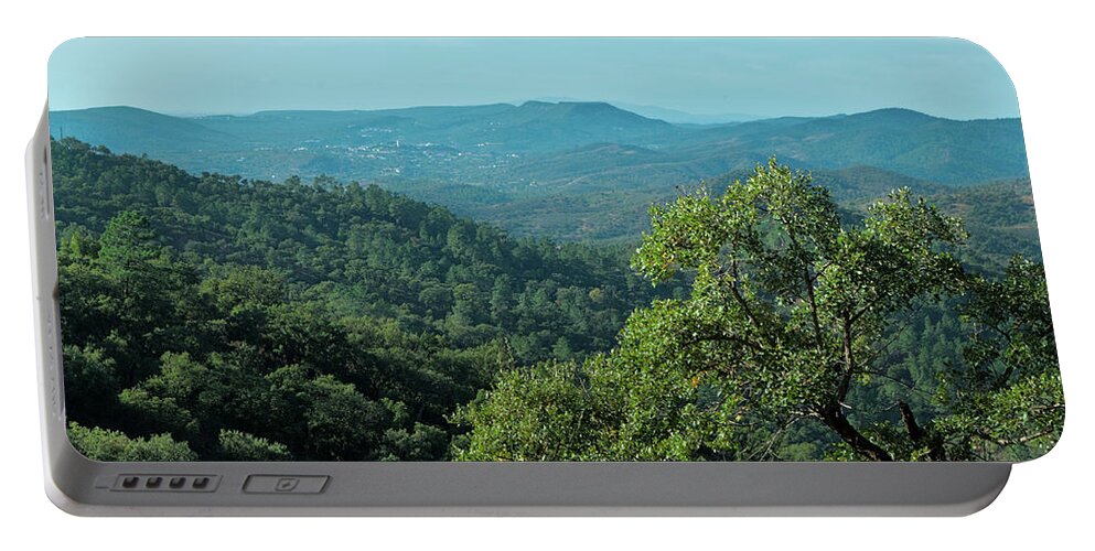 Mountains Portable Battery Charger featuring the photograph Mountains of Loule. Serra do Caldeirao by Angelo DeVal