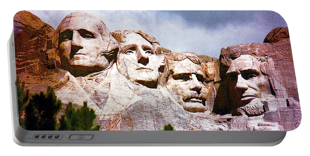 U S Presidents Portable Battery Charger featuring the photograph MT Rushmore by CHAZ Daugherty