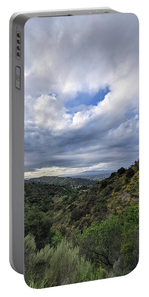 Mulholland Scenic Overlook Hike Portable Battery Charger featuring the photograph Mulholland Scenic Overlook Hike 015 by Jera Sky
