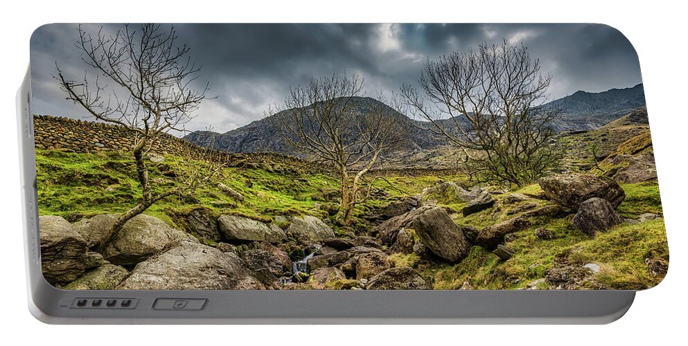 Nant Peris Portable Battery Charger featuring the photograph Nant Peris Snowdonia Wales by Adrian Evans