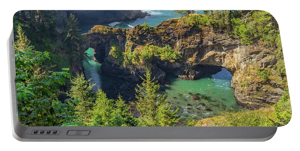 Beautiful Portable Battery Charger featuring the photograph Natural Bridges by Ed Clark