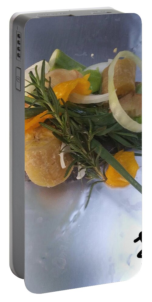Natural Portable Battery Charger featuring the photograph Natural Food Fetish by Esoteric Gardens KN