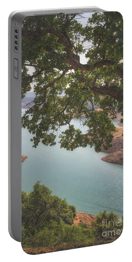 County Portable Battery Charger featuring the photograph New Melons Lake Stanislaus River Sierra Nevada by Abigail Diane Photography