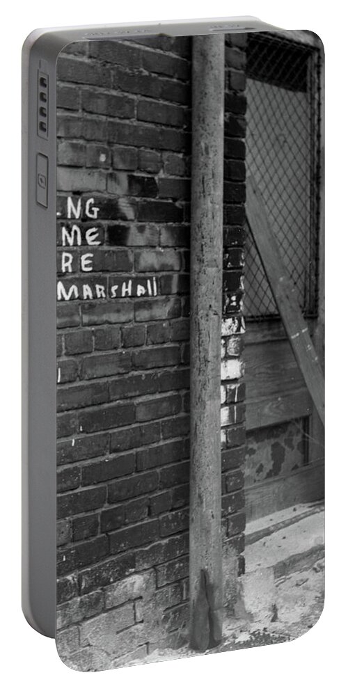 Atlanta Portable Battery Charger featuring the photograph No Parking by John Simmons