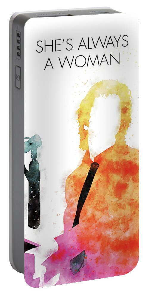 Billy Portable Battery Charger featuring the digital art No176 MY BILLY JOEL Watercolor Music poster by Chungkong Art