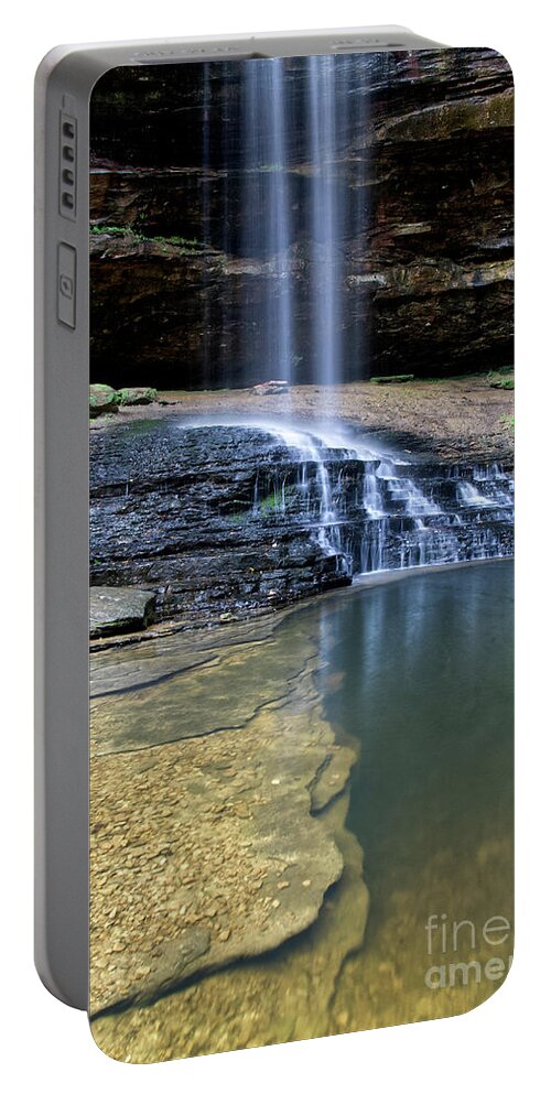 Northrup Falls Portable Battery Charger featuring the photograph Northrup Falls 24 by Phil Perkins