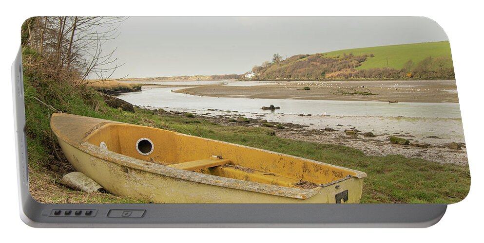 Newport Portable Battery Charger featuring the photograph Beached by Average Images