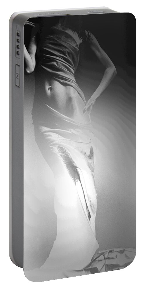 Roman Goddess Of The Night Portable Battery Charger featuring the photograph Nox 1248 by John Emmett