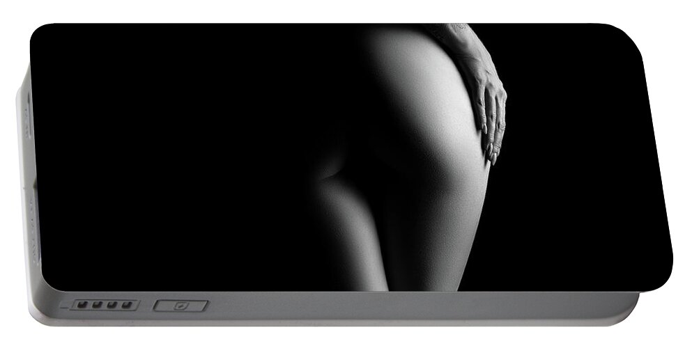 Woman Portable Battery Charger featuring the photograph Nude woman bodyscape 73 by Johan Swanepoel