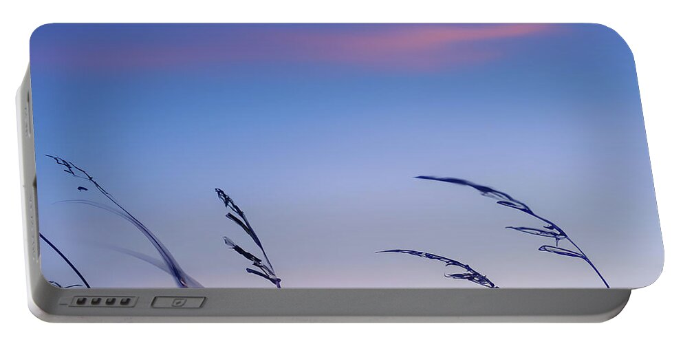 Sunset Portable Battery Charger featuring the photograph Ocean Breezes 3 by Cathy Anderson