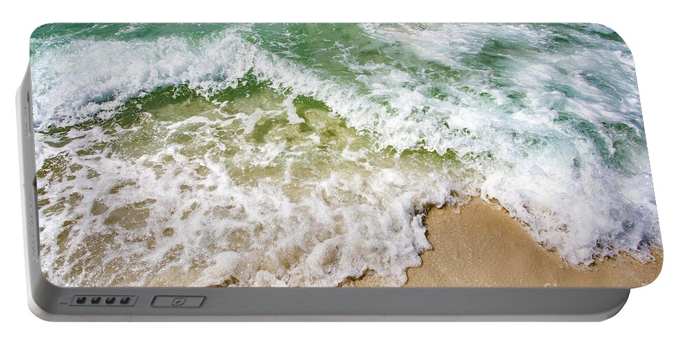 Beach Portable Battery Charger featuring the photograph Ocean Waves by Beachtown Views